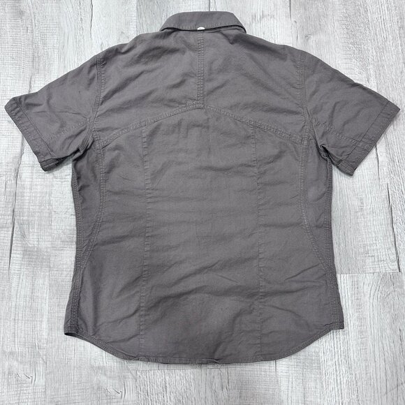 Harley Davidson Shirt Mens Large Short Sleeve Gray HDMC Button Down Biker - Picture 9 of 11